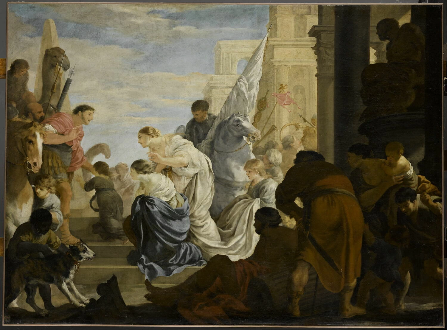 Scena di storia romana - Louvre, Parigi